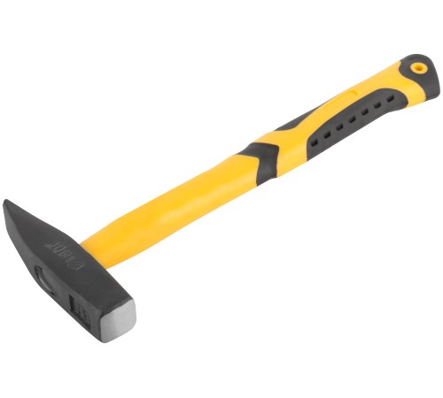 Молоток кованый, фиберглассовая усиленная ручка, антивибрационные накладки, Профи  400 гр. FIT IT Молоток кованый, фиберглассовая усиленная ручка, антивибрационные накладки, Профи  400 гр. FIT IT