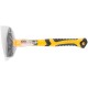 Молоток кованый, фиберглассовая усиленная ручка, антивибрационные накладки, Профи  400 гр. FIT IT