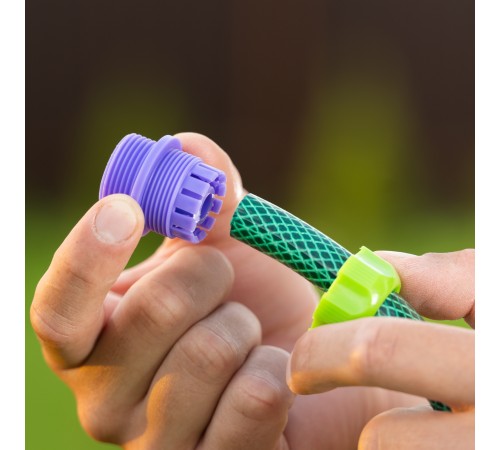 Соединитель пластмассовый, для шланга 1/2, с внешней резьбой 3/4 Palisad