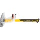 Молоток-гвоздодер, фиберглассовая усиленная удлиненная ручка, дополн. гвоздодер, 27 мм, 370 гр. FIT IT
