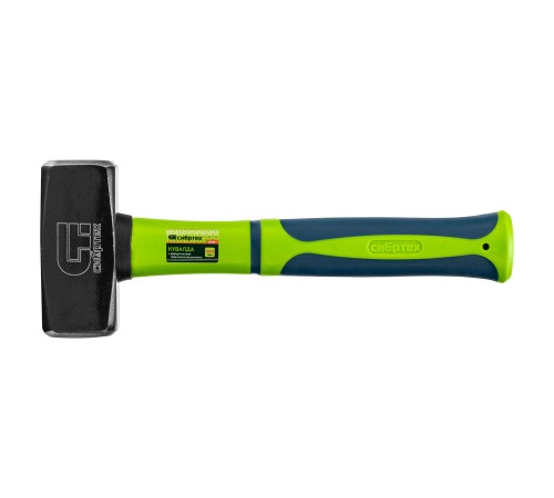 Кувалда, 1000 г, фибергласовая обрезиненная рукоятка Сибртех