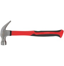 Молоток-гвоздодер, фиберглассовая усиленная ручка 27 мм, 450 гр. КУРС Молоток-гвоздодер, фиберглассовая усиленная ручка 27 мм, 450 гр. КУРС