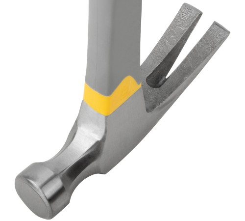 Молоток-гвоздодер, фиберглассовая усиленная 3-х цветная ручка, Профи 29 мм, 450 гр. FIT IT Молоток-гвоздодер, фиберглассовая усиленная 3-х цветная ручка, Профи 29 мм, 450 гр. FIT IT