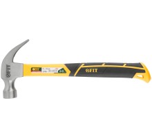 Молоток-гвоздодер, фиберглассовая усиленная ручка, Профи 30 мм, 570 гр. FIT IT Молоток-гвоздодер, фиберглассовая усиленная ручка, Профи 30 мм, 570 гр. FIT IT