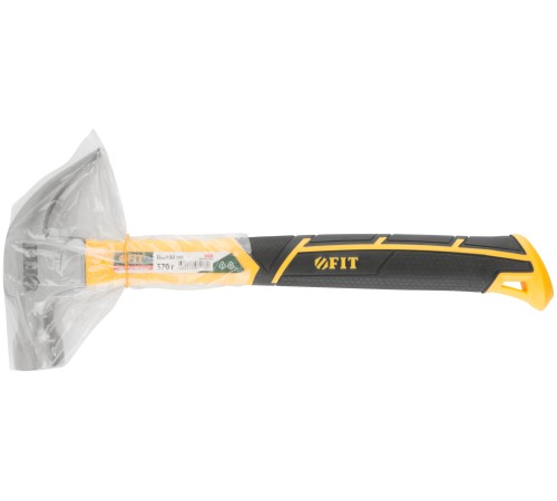 Молоток-гвоздодер, фиберглассовая усиленная ручка, Профи 30 мм, 570 гр. FIT IT Молоток-гвоздодер, фиберглассовая усиленная ручка, Профи 30 мм, 570 гр. FIT IT