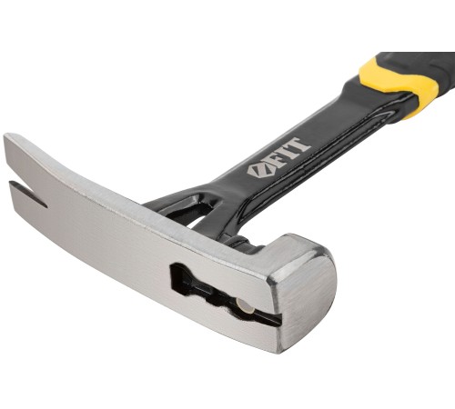 Молоток-гвоздодер, цельнометаллический Профи, 450 гр. FIT HQ Молоток-гвоздодер, цельнометаллический Профи, 450 гр. FIT HQ