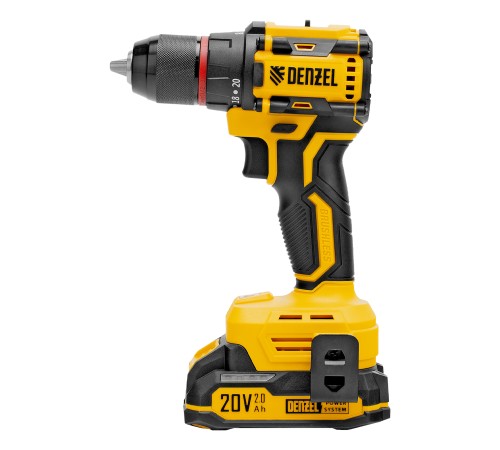 Дрель-шуруповерт аккумуляторная бесщет. CDH-BL-20, Li-Ion, 20 В// Denzel