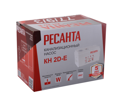 Канализационный насос КН 2D-E Ресанта