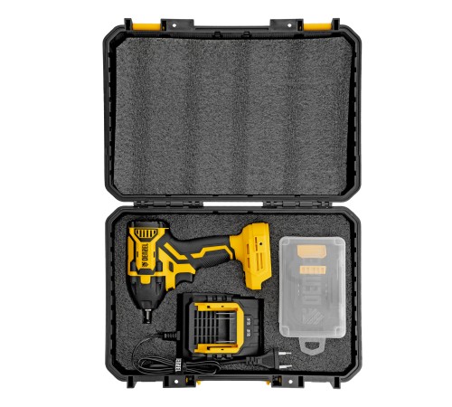 Гайковерт ударный аккумуляторный бесщет. CIWH-BL-20-350, Li-Ion, 20 В// Denzel