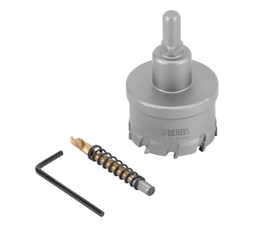 Коронка по металлу твердосплавная, 51 мм Denzel