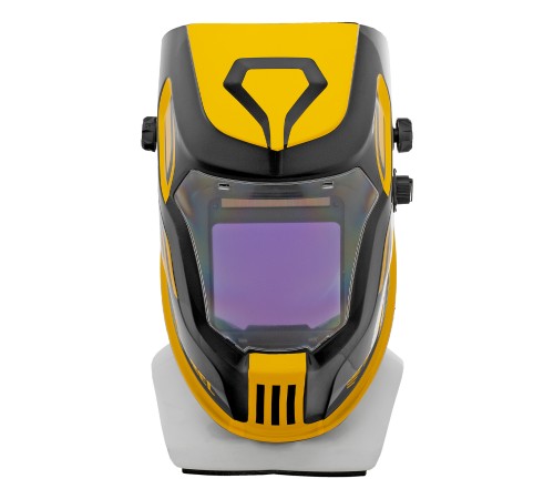 Щиток защитный лицевой (маска сварщика) F10, см. окно 100х96, Real Color, DIN 4-8/9-13 Denzel