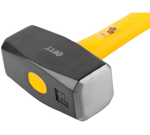 Кувалда кованая, фиберглассовая ручка 600 мм, 5 кг FIT IT