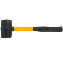 Киянка резиновая, фиберглассовая ручка 60 мм ( 450 гр ) FIT IT
