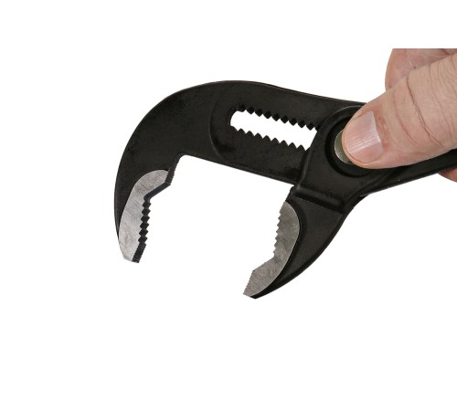 Клещи переставные, 300мм, кнопочный шарнир, зев 40мм, ПВХ рукоятки, СОЮЗ