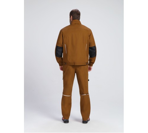 Куртка ProfLineSpecialist (тк.РипСтоп,240), коричневый/черный