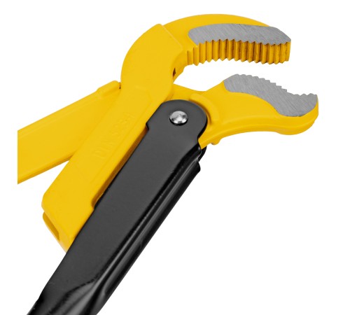 Ключ трубный рычажный №3, 2", цельнокованый, CrV, тип "S" Denzel