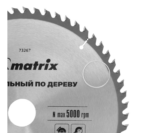 Пильный диск по дереву, 250 х 32 мм, 60 зубьев Matrix Professional Пильный диск по дереву, 250 х 32 мм, 60 зубьев Matrix Professional
