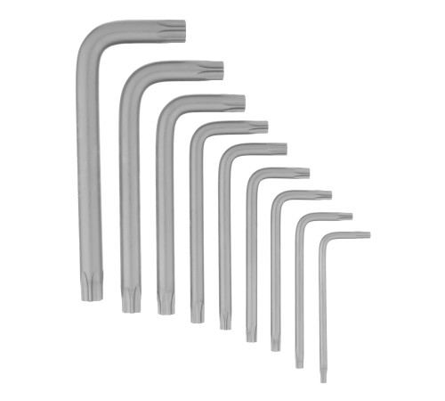 Набор ключей имбусовых Torx-Tempered, TT10-50, CrV, 9 шт. Сибртех Набор ключей имбусовых Torx-Tempered, TT10-50, CrV, 9 шт. Сибртех
