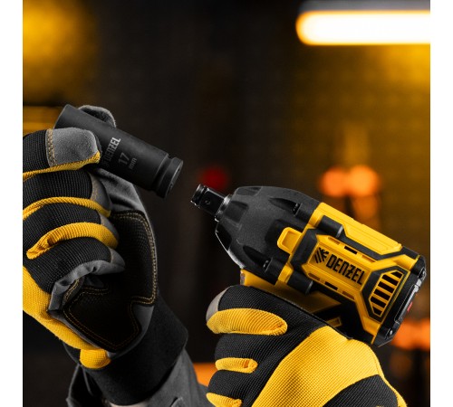 Гайковерт ударный аккумуляторный бесщет. CIWH-BL-20-350, Li-Ion, 20 В// Denzel