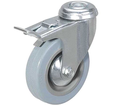 Колесо аппаратное поворотное SChgb 93 75 мм под болт с тормозом (N) Колесо аппаратное поворотное SChgb 93 75 мм под болт с тормозом (N)