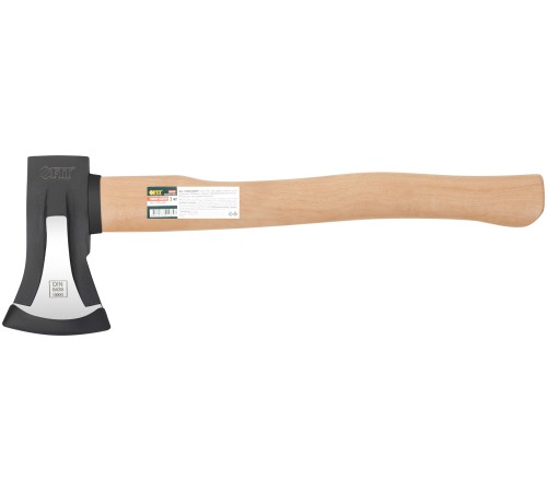 Топор-колун "ушастый" кованый, деревянная ручка 1000 гр. FIT IT Топор-колун "ушастый" кованый, деревянная ручка 1000 гр. FIT IT