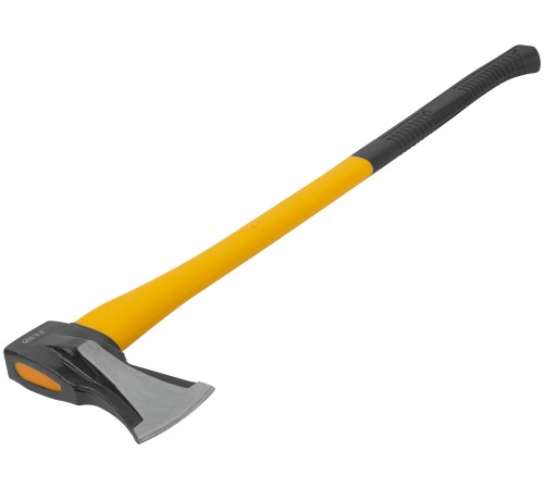 Топор-колун "ушастый" кованый, фиберглассовая длинная ручка 900 мм, 2000 гр. FIT IT Топор-колун "ушастый" кованый, фиберглассовая длинная ручка 900 мм, 2000 гр. FIT IT