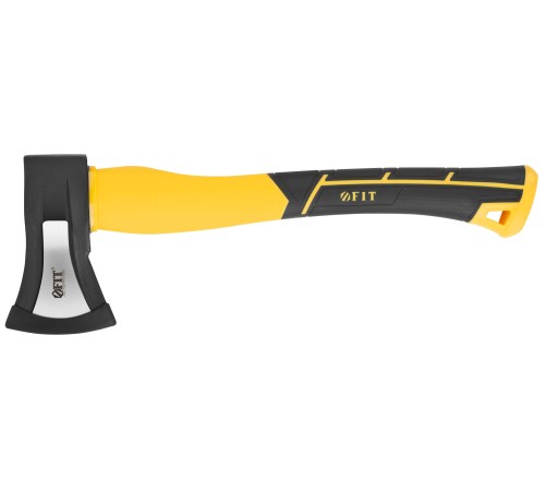 Топор-колун "ушастый" кованый, фиберглассовая ручка 1000 гр. FIT IT Топор-колун "ушастый" кованый, фиберглассовая ручка 1000 гр. FIT IT