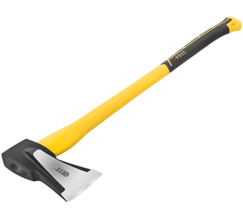 Топор-колун "ушастый" кованый, фиберглассовая длинная ручка 800 мм, 2500 гр. FIT IT