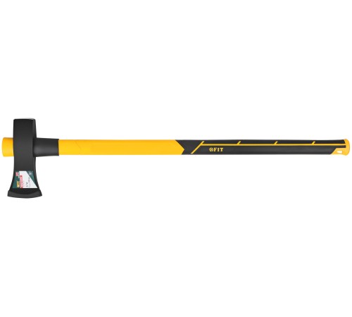 Топор-колун кованый, фиберглассовая длинная ручка 900 мм, 2700 гр. FIT IT