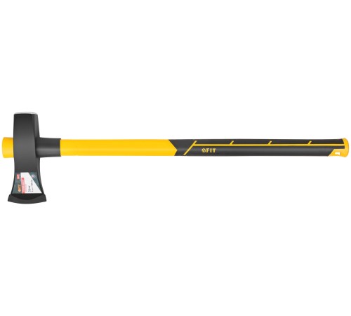 Топор-колун кованый, фиберглассовая длинная ручка 900 мм, 3600 гр. FIT IT
