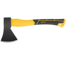Топор кованая усиленная сталь, усиленная фиберглассовая ручка  800 гр. FIT IT Топор кованая усиленная сталь, усиленная фиберглассовая ручка  800 гр. FIT IT