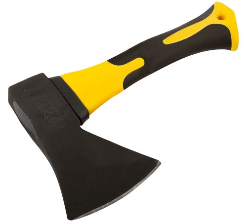 Топор туриста укороченный, кованая сталь, усиленная фиберглассовая ручка 600 гр. FIT IT