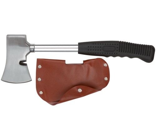 Топор туриста с чехлом, металлическая ручка 600 гр. КУРС