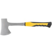 Топор туриста цельнометаллический Профи, пластиковая прорезиненная ручка 600 гр. FIT IT
