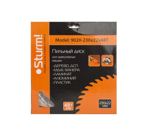 Диск пильный Sturm! 9020-230x22x48T