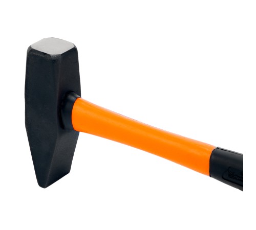 Молоток слесарный, 1000 г, фибергласовая обрезиненная рукоятка Sparta