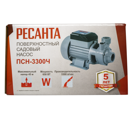 Поверхностный насос Ресанта ПСН-3300Ч Поверхностный насос Ресанта ПСН-3300Ч