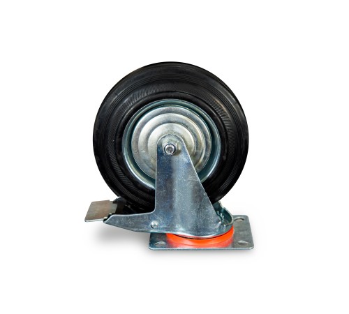 Колесо поворотное резина SCb 80 200 мм с тормозом 
(Y) Колесо поворотное резина SCb 80 200 мм с тормозом 
(Y)