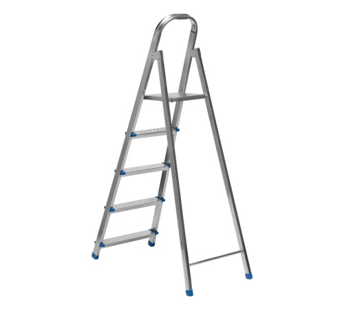 Стремянка, 5 ступеней, стальная, оцинкованная Сибртех