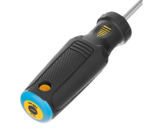 Отвертка SL5x100 мм, CrV, трехкомпонентная рукоятка Denzel