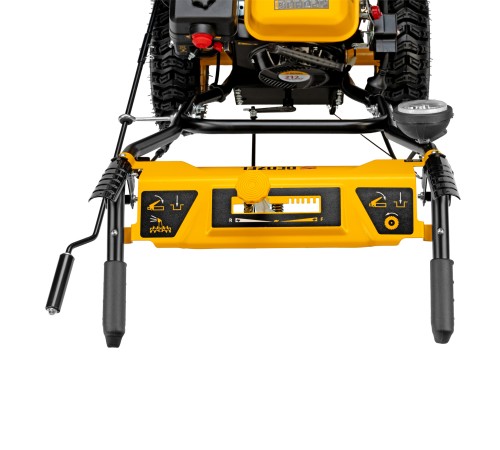 Бензиновая снегоуборочная машина SB 560 LP, 212 cc, электростартер, фара Denzel