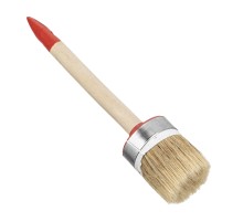 Кисть круглая, Профи №16 (55 мм) натуральная щетина, деревянная ручка MTX