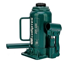 Домкрат гидравлический бутылочный, 16 т, 205-400 мм Сибртех