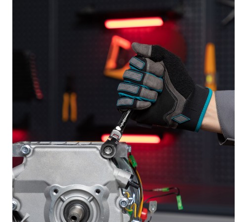 Набор ключей комбинированных, трещеточных шарнирных 8 шт Matrix