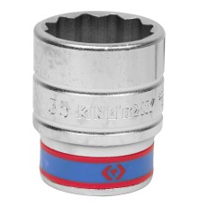 Головка торцевая стандартная двенадцатигранная 3/4", 35 мм KING TONY 633035M