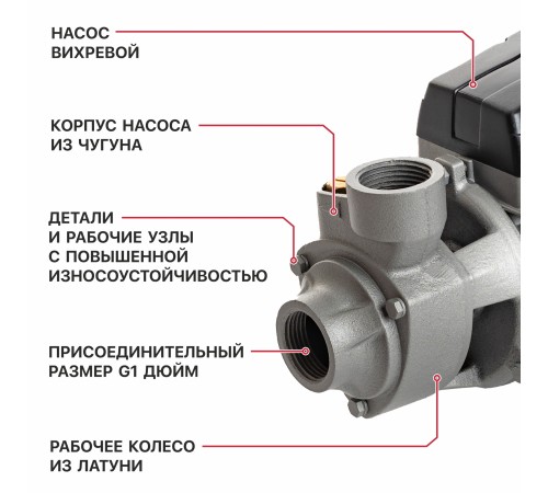 Насос центробежный сетевой P.I.T. POG370-P2