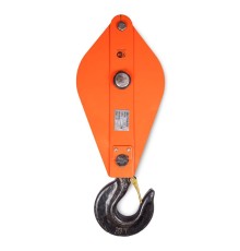 Блок монтажный однорольный с  крюком TOR HQG(L) K1-10,0 т с откидной щекой (T)