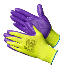 Перчатки Gward Hi-Vis нейлоновые с нитриловым покрытием, N1001 Перчатки Gward Hi-Vis нейлоновые с нитриловым покрытием, N1001
