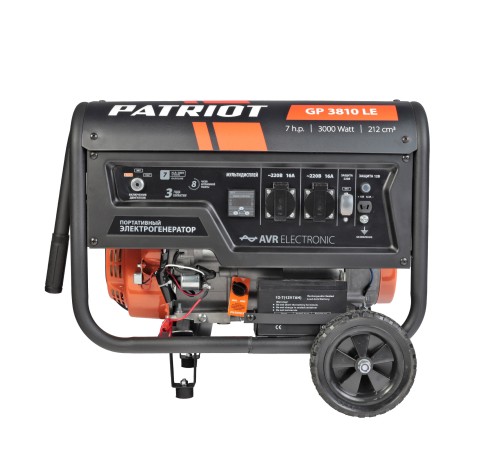 Генератор бензиновый PATRIOT GP 3810 LE