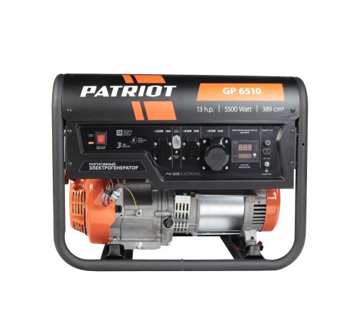 Генератор бензиновый PATRIOT GP 6510 Генератор бензиновый PATRIOT GP 6510